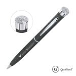 Garland Color Matte Custom Emblem Twist Pen - Chrome - 4