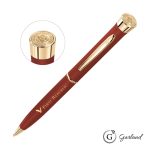Garland Color Matte Custom Emblem Twist Pen - Gold - 7