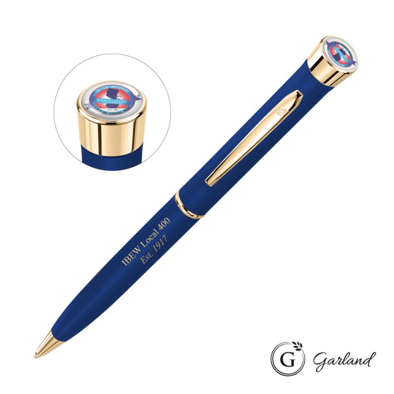Garland Color Matte Custom Twist Ballpoint Pen - Gold - 2