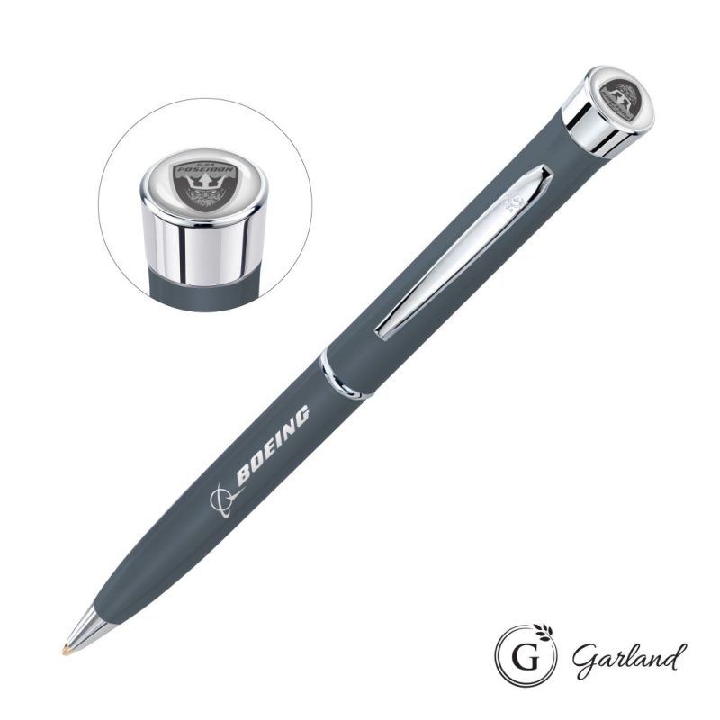 Garland Color Matte Custom Twist Pen - Chrome - 4