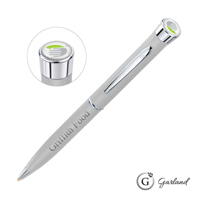 Garland Color Matte Custom Twist Pen - Chrome - 6