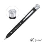 Garland Color Matte Emblem Twist Ballpoint Pen - Chrome
