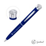 Garland Color Matte Emblem Twist Ballpoint Pen - Chrome - 2