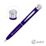 Garland Color Matte Emblem Twist Ballpoint Pen - Chrome - 5