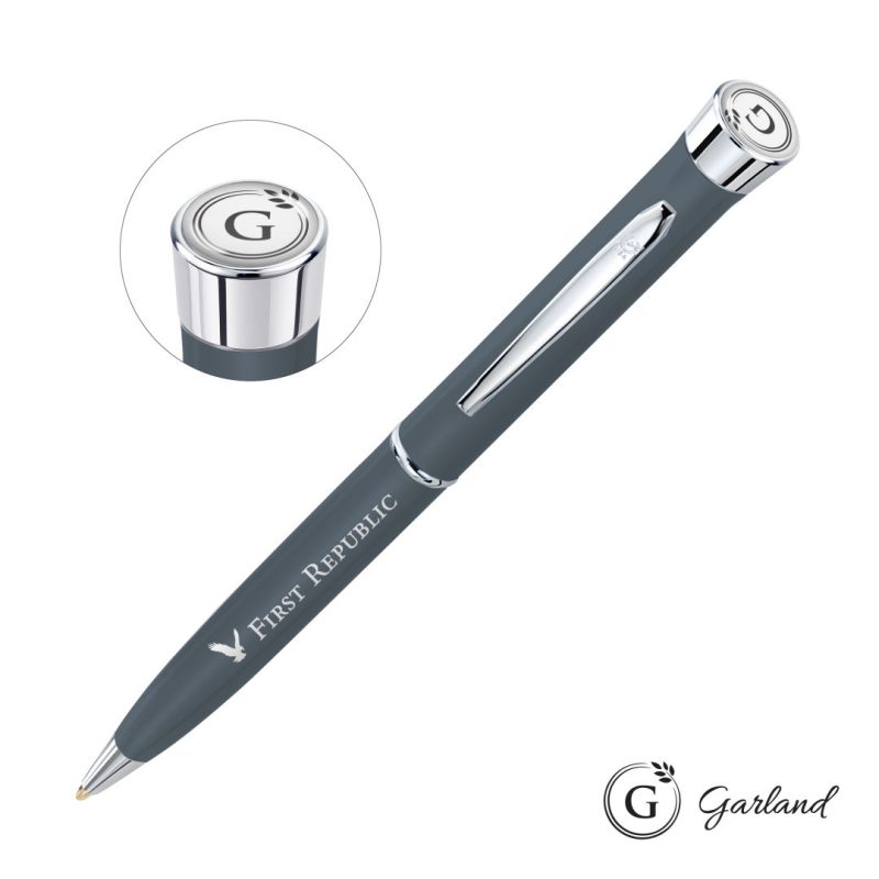 Garland Color Matte Twist Ballpoint Pen - Chrome - 4