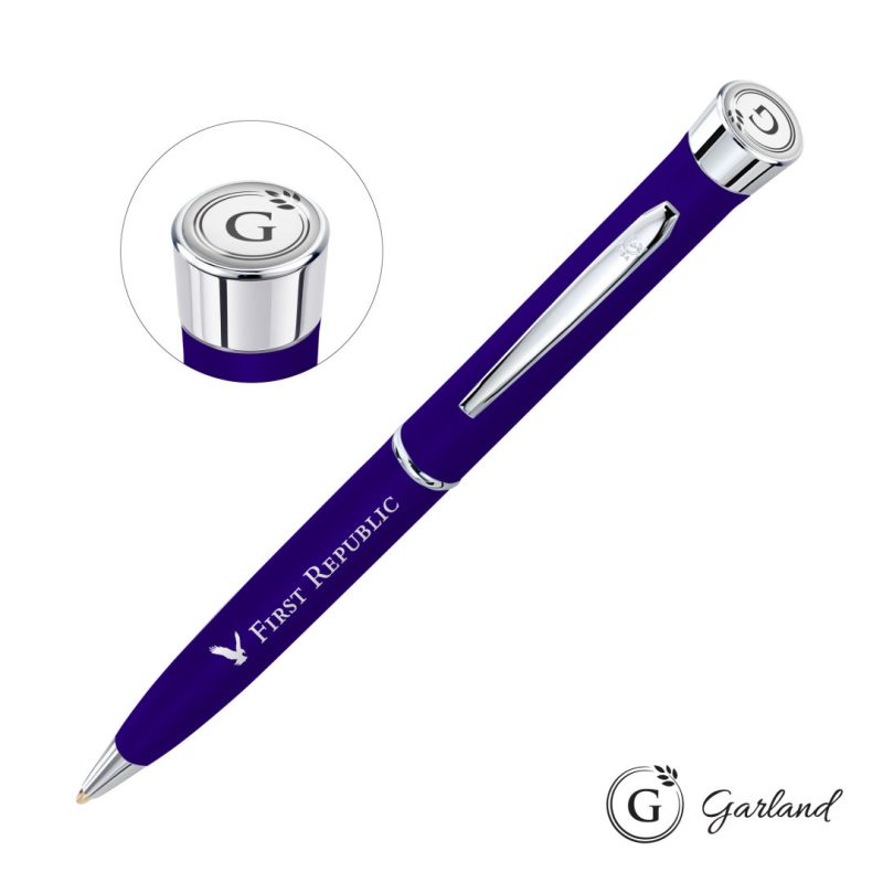 Garland Color Matte Twist Ballpoint Pen - Chrome - 5