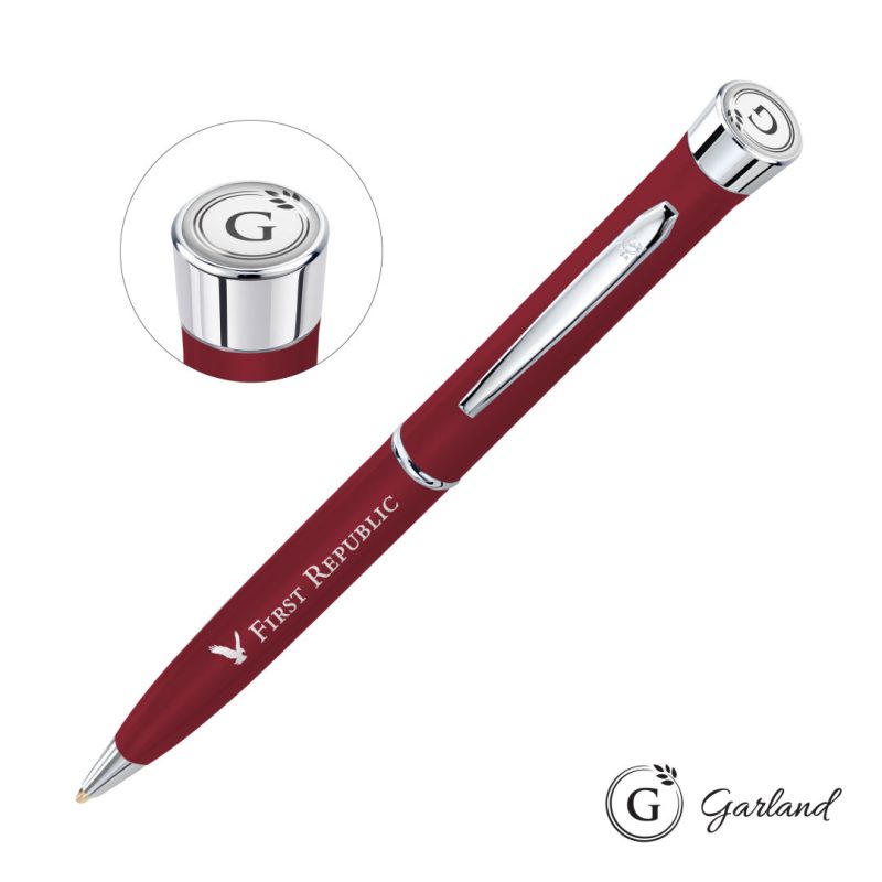 Garland Color Matte Twist Ballpoint Pen - Chrome - 7