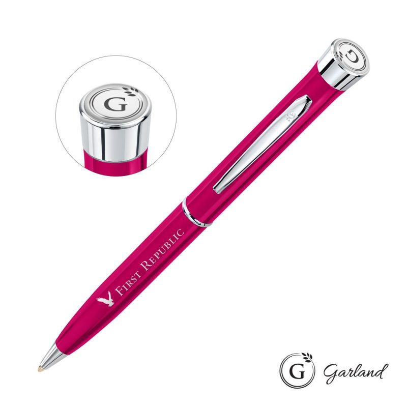 Garland Color Twist Ballpoint Pen - Chrome Accent - 5