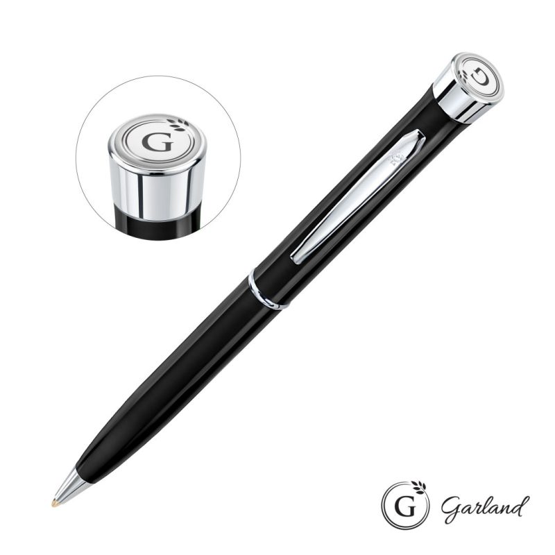 Garland Color Twist Ballpoint Pen - Chrome Accent - 8