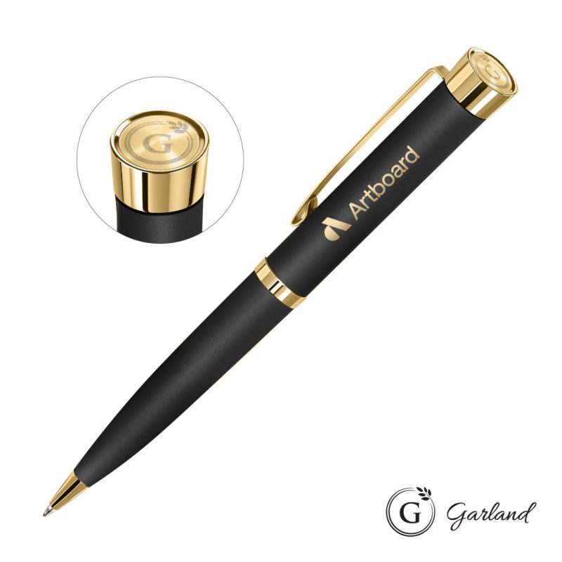 Garland Executive Color Emblem Ballpoint Pen - Gold - 3