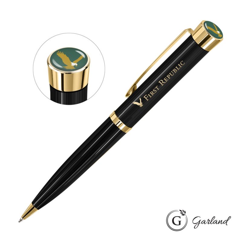 Garland-Executive-Custom-Color-Ballpoint-Twist-Pen-Gold-GAR109-BGC Garland Executive Custom Color Ballpoint Twist Pen - Gold
