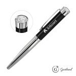 Garland Executive Emblem Monogram Rollerball Pen - Chrome