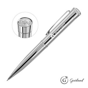 Garland Executive Signature Custom Emblem Twist Pen-Chrome