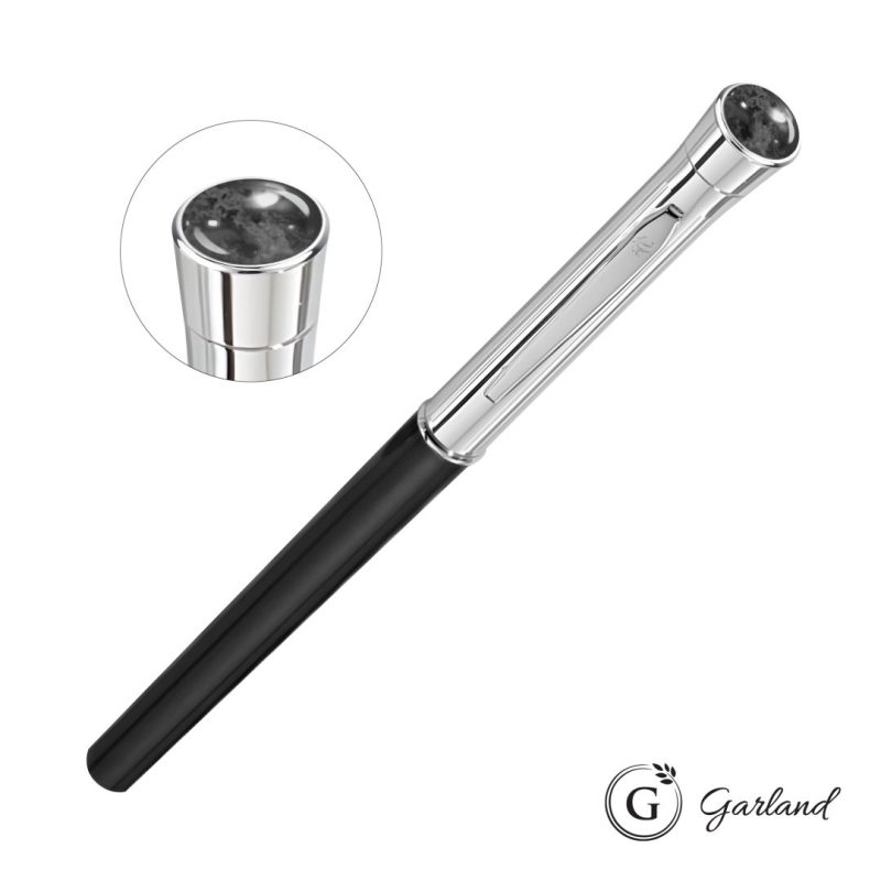 Garland Monogram Aura Empire Felt Tip Pen - Chrome Accent - 7