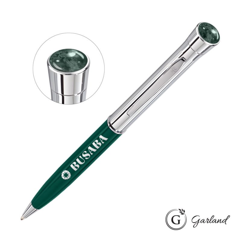 Garland Monogram Aura Twist Ballpoint Pen - Chrome - 4