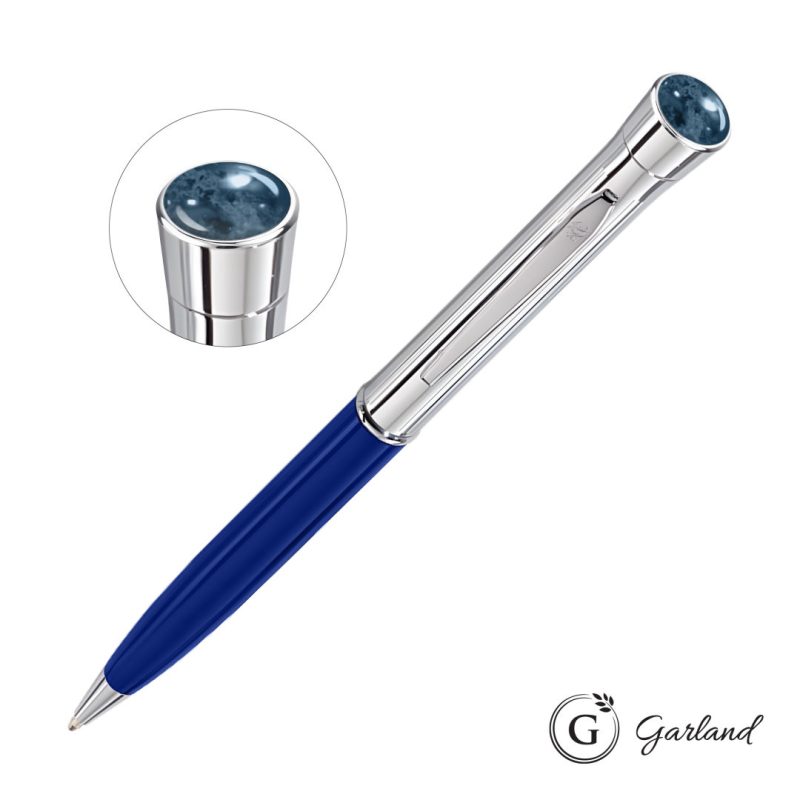 Garland Monogram Aura Twist Ballpoint Pen - Chrome - 7