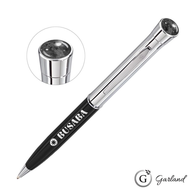 Garland-Monogram-Aura-Twist-Ballpoint-Pen-Chrome-GAR101-BCA Garland Monogram Aura Twist Ballpoint Pen - Chrome