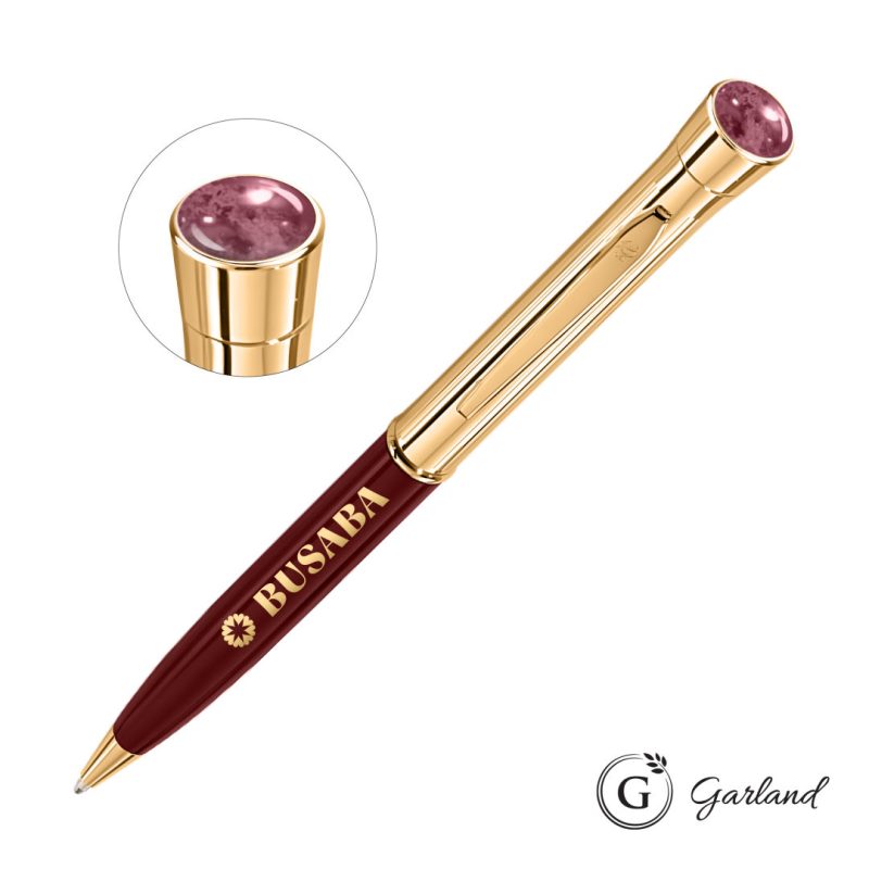 Garland Monogram Aura Twist Ballpoint Pen - Gold - 3