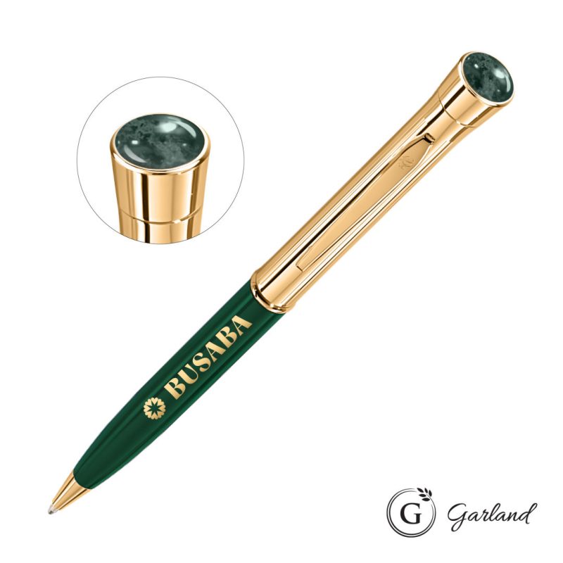 Garland Monogram Aura Twist Ballpoint Pen - Gold - 4