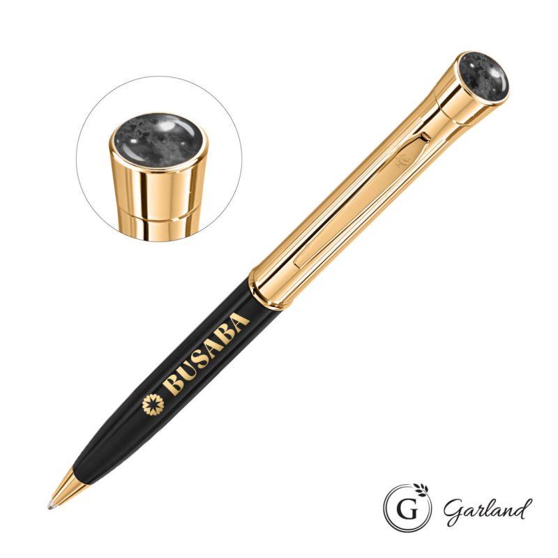 Garland Monogram Aura Twist Ballpoint Pen - Gold