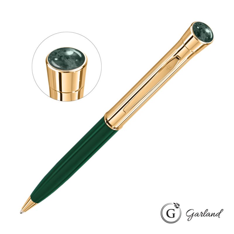 Garland Monogram Aura Twist Ballpoint Pen - Gold - 9