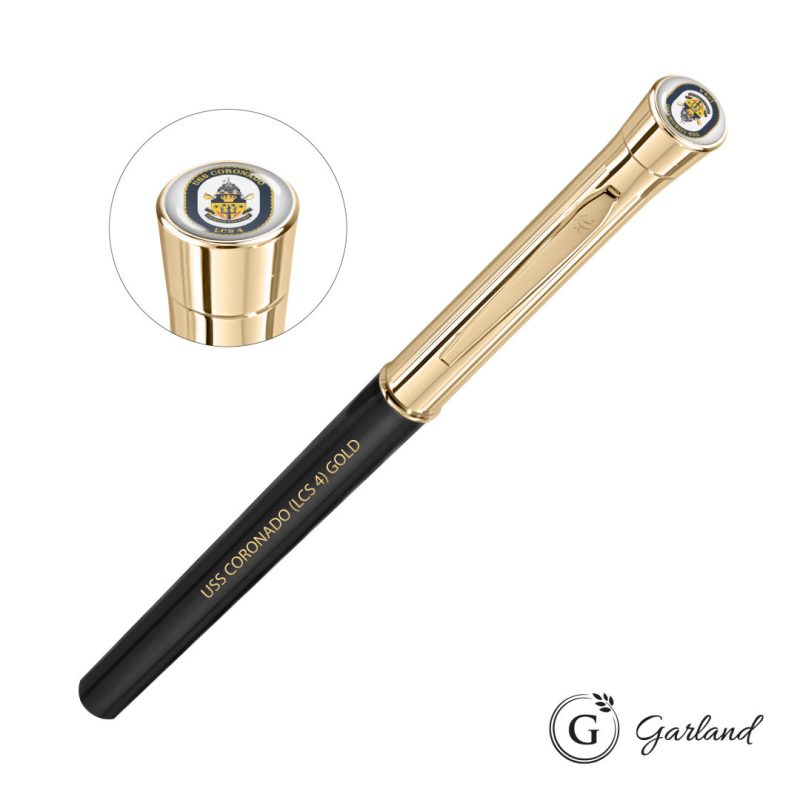 Garland-Monogram-Custom-Rollerball-Pen-Gold-GAR101-RGC Garland Monogram Custom Rollerball Pen - Gold