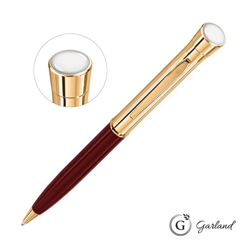 Garland Monogram Custom Twist Ballpoint Pen - Gold - 8