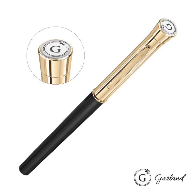 Garland Monogram Empire Felt Tip Pen - Gold Accent - 8