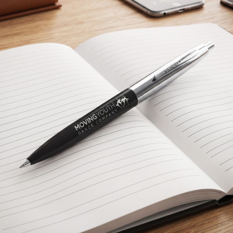 Garland Monument Ballpoint Clicker Pen - Chrome Accent - 5