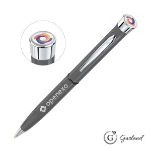 Garland Recycled Custom Ballpoint Twist Pen - Chrome Accent