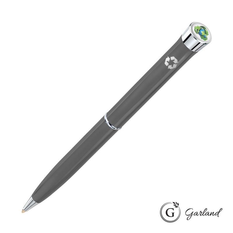 Garland Recycled Custom Ballpoint Twist Pen - Chrome Accent - 6