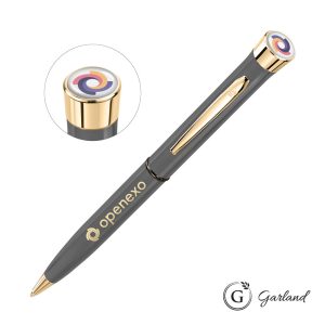 Garland Recycled Custom Ballpoint Twist Pen - Gold Accent