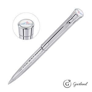 Garland Signature Custom Twist Ballpoint Pen - Chrome