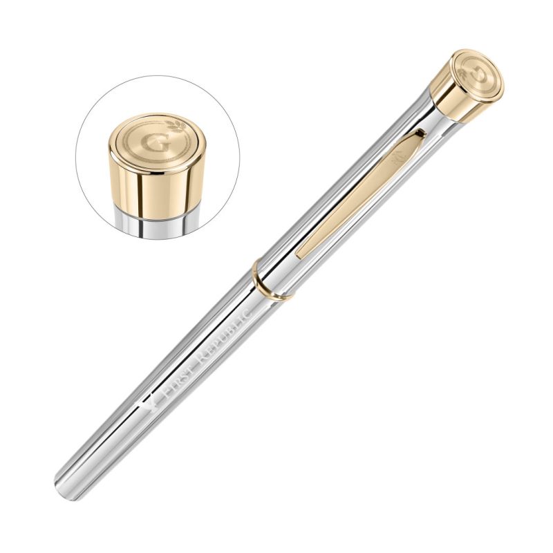 Garland Signature Emblem Rollerball Pen - Chrome - 2