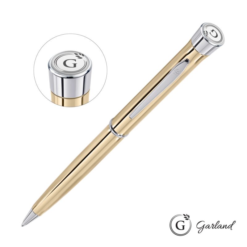 Garland Signature Twist Ballpoint Pen - Gold Barrel - 4