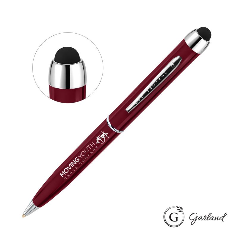 Garland Stylus High Gloss Ballpoint Twist Pen - Chrome - 3