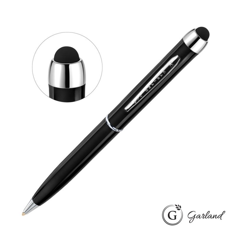 Garland Stylus High Gloss Ballpoint Twist Pen - Chrome - 5