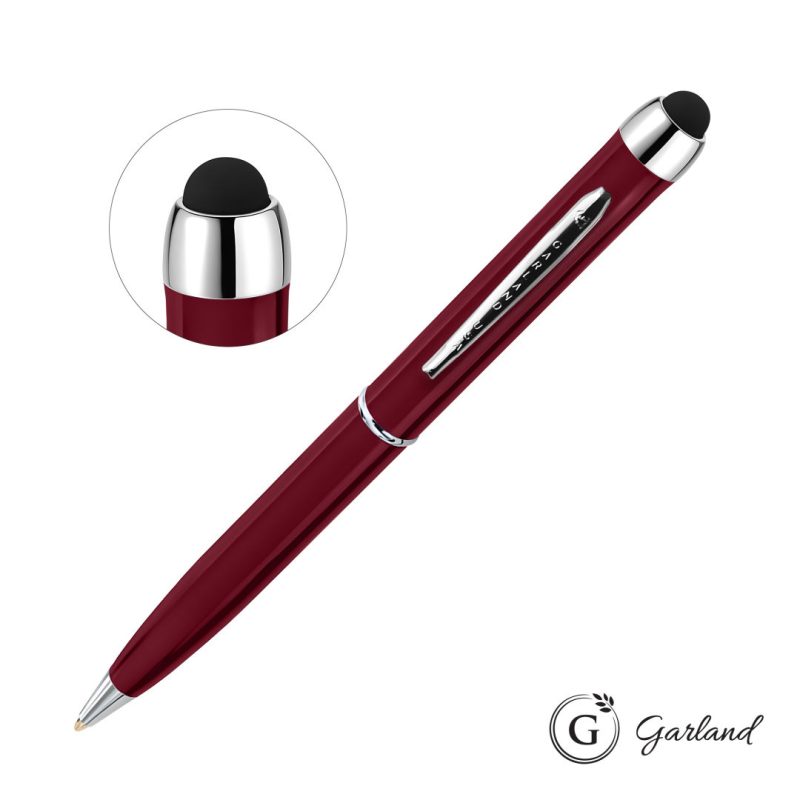 Garland Stylus High Gloss Ballpoint Twist Pen - Chrome - 7
