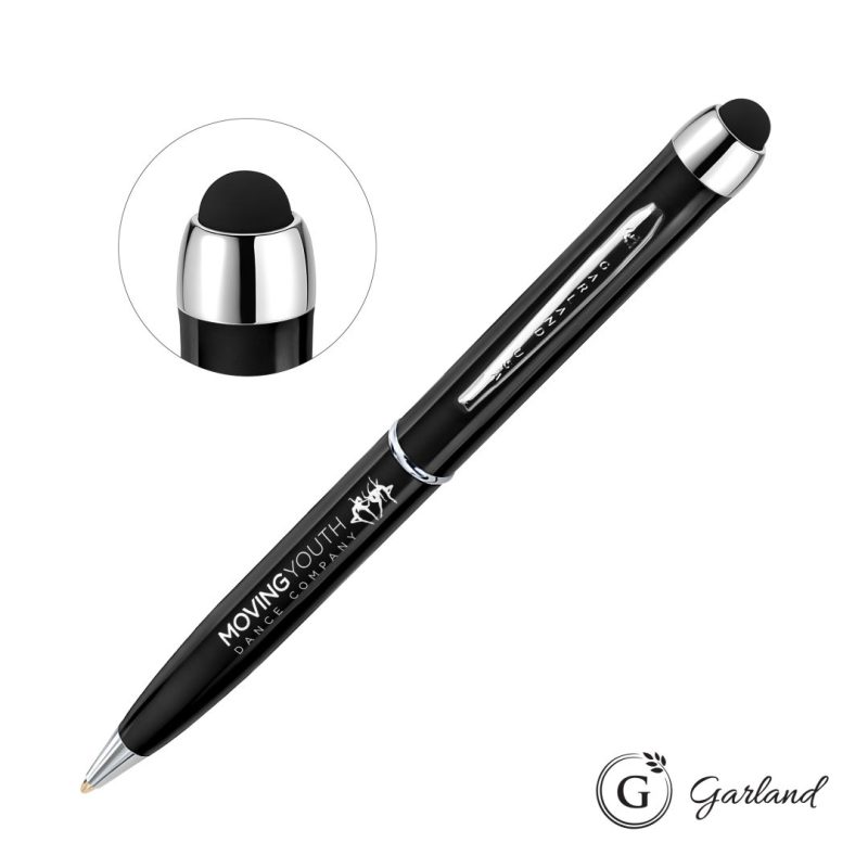 Garland-Stylus-High-Gloss-Ballpoint-Twist-Pen-Chrome-GAR123-BCS Garland Stylus High Gloss Ballpoint Twist Pen - Chrome