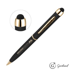 Garland Stylus Matte Ballpoint Twist Pen - Gold