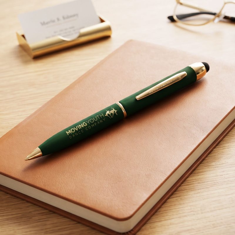 Garland Stylus Matte Ballpoint Twist Pen - Gold - 7