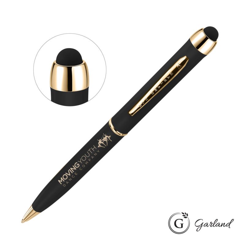 Garland Stylus Matte Ballpoint Twist Pen - Gold