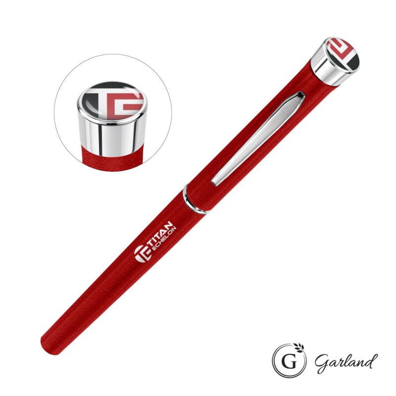 Garland Tactical Custom Textured Rollerball Pen - Chrome - 3