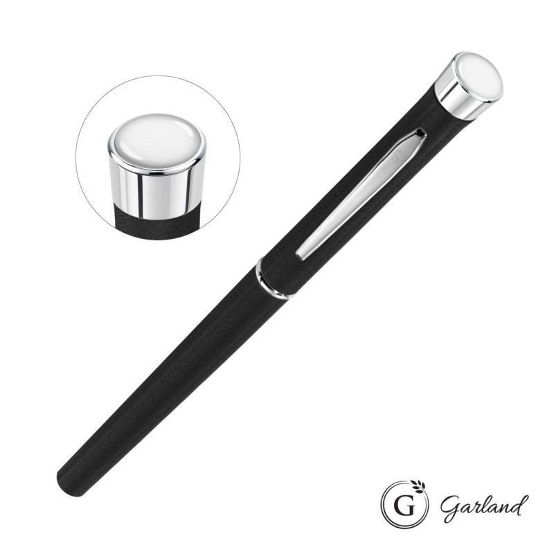 Garland Tactical Custom Textured Rollerball Pen - Chrome - 5