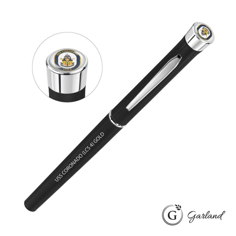 Garland-Tactical-Custom-Textured-Rollerball-Pen-Chrome-GAR106-RCC Garland Tactical Custom Textured Rollerball Pen - Chrome