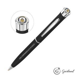 Garland Tactical Custom Textured Twist Pen - Chrome