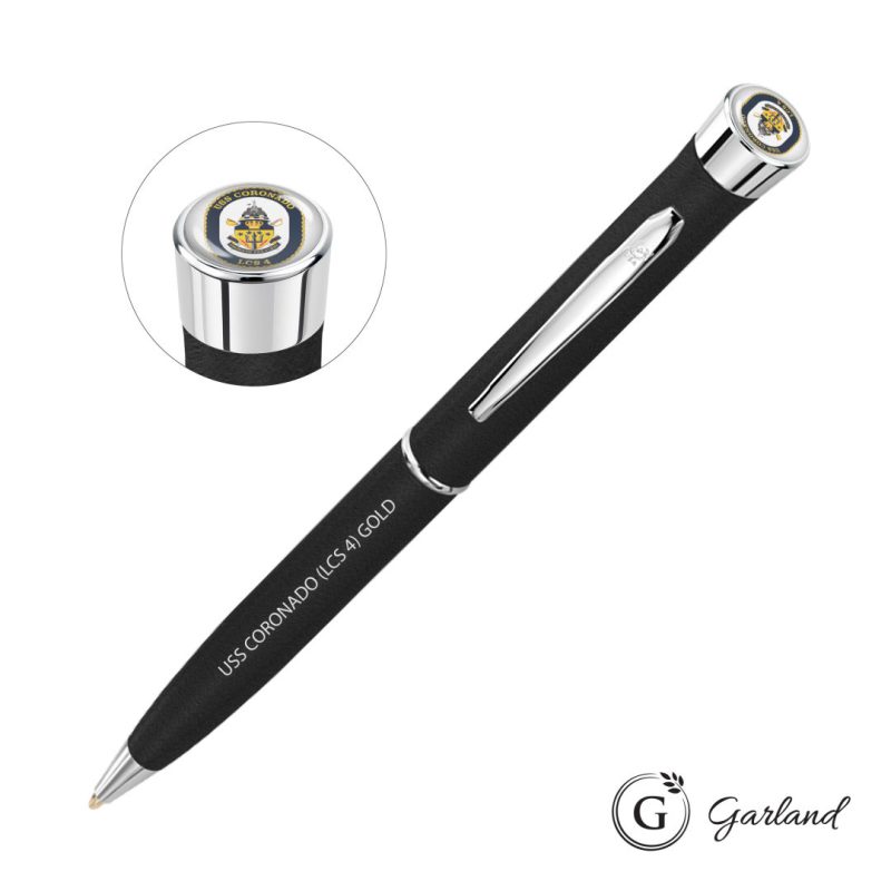 Garland-Tactical-Custom-Textured-Twist-Pen-Chrome-GAR106-BCC Garland Tactical Custom Textured Twist Pen - Chrome