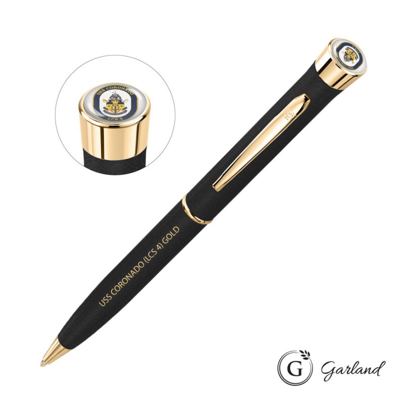 Garland-Tactical-Custom-Textured-Twist-Pen-Gold-GAR106-BGC Garland Tactical Custom Textured Twist Pen - Gold
