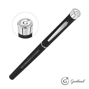Garland Tactical Textured Rollerball Pen - Chrome