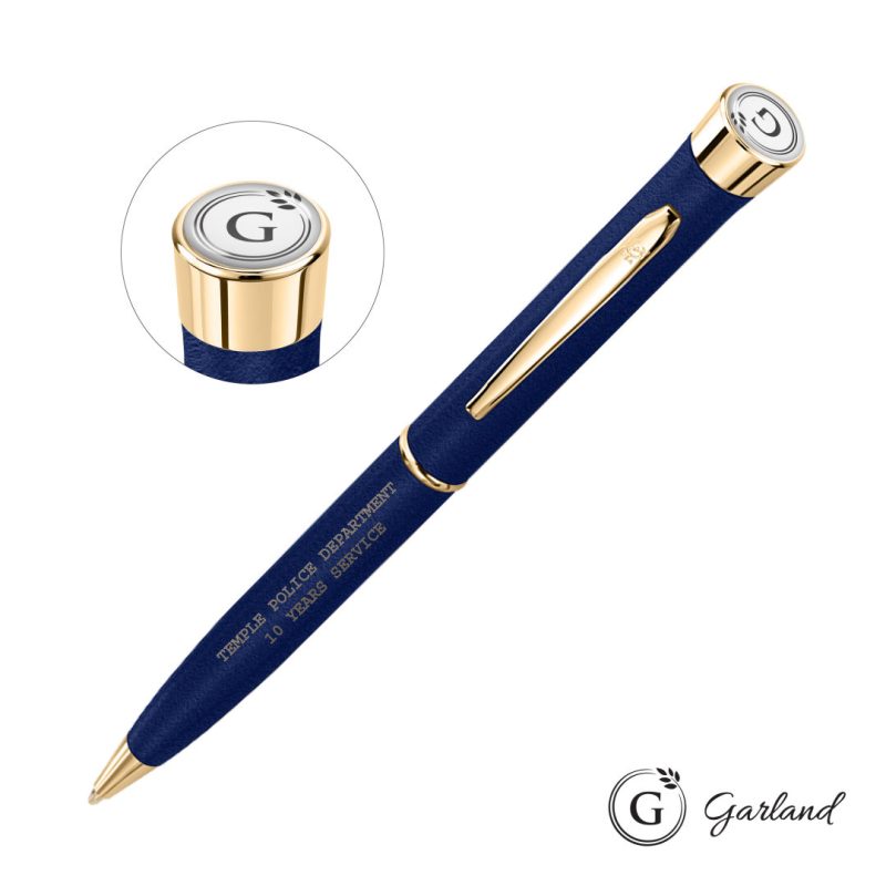 Garland Tactical Textured Twist Ballpoint Pen - Gold Accent - 2
